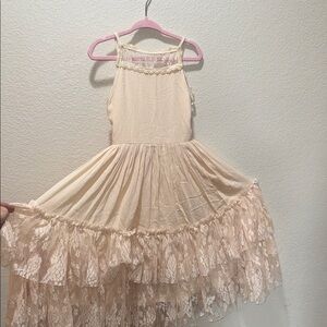 Joyfolie Ivory Lace Dress
